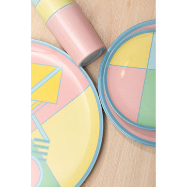 Mimo Set Of 4 Melamine Dinner Plates