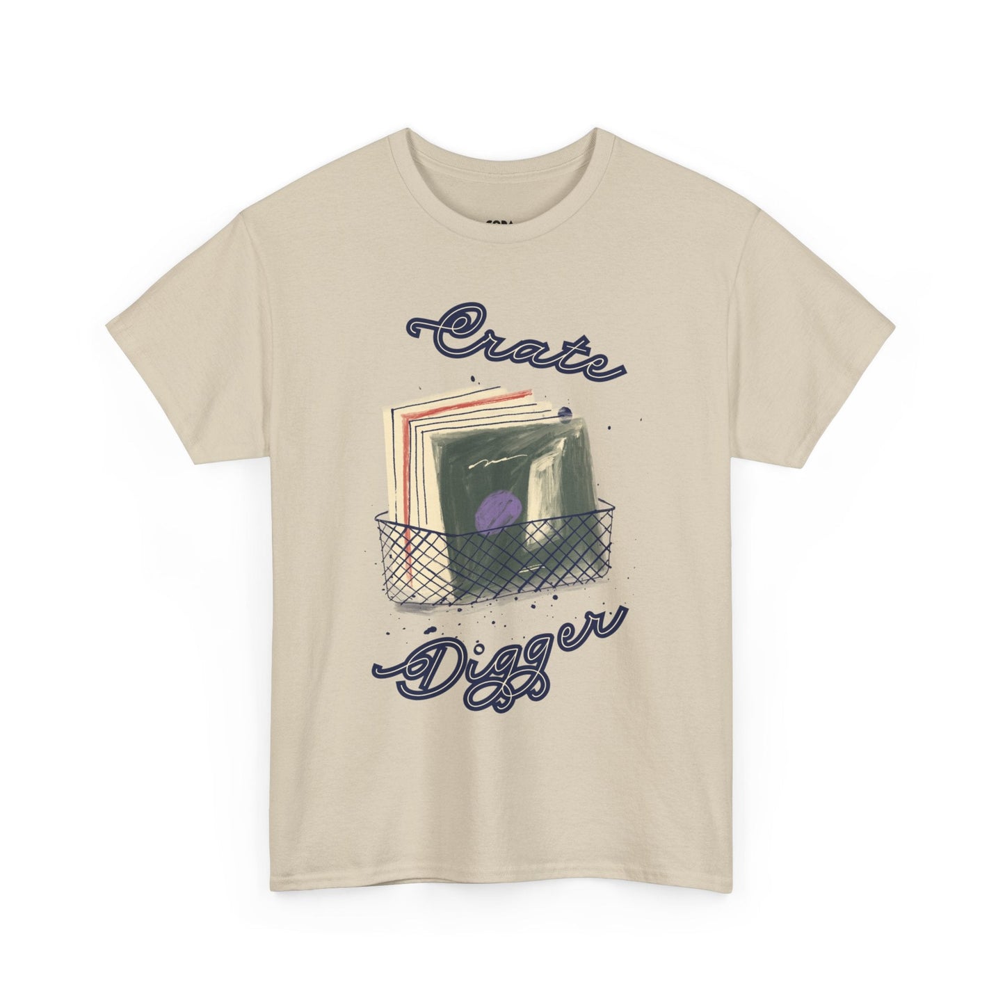 'Crate Digger' Vinyl Records Men's T-Shirt