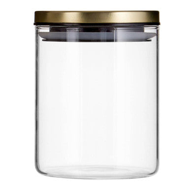 Freska Gold Lid Storage Jar   700Ml