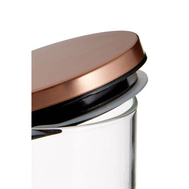 Freska Rose Gold Lid Storage Jar   950Ml
