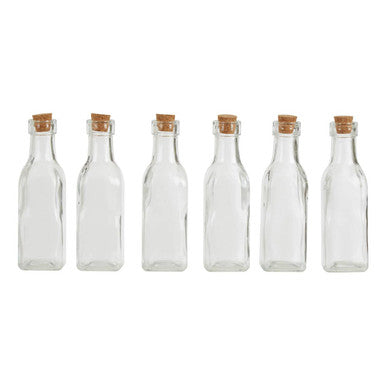 Tromso 6 Pieces Small Glass Bottles