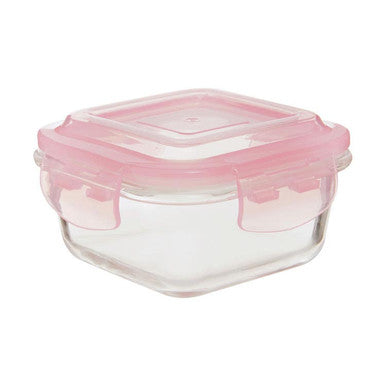 Freska 320Ml Square Glass Container.