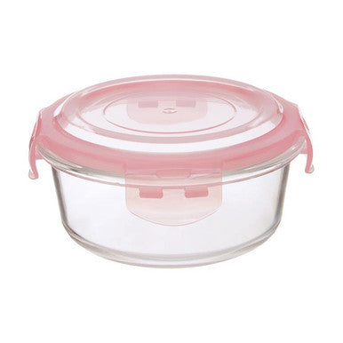 Freska 620Ml Round Glass Container