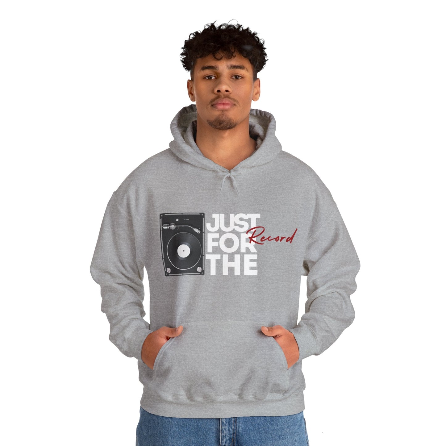 'Just for the Record' Men's Hoodie