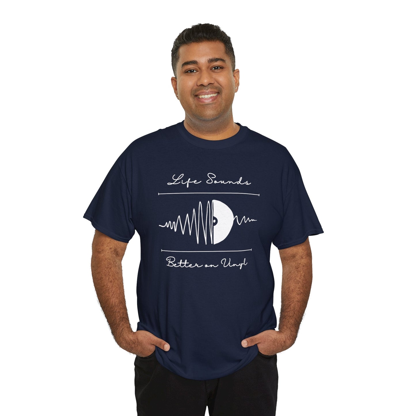 'Life Sounds Better on Vinyl' Men's T-Shirt