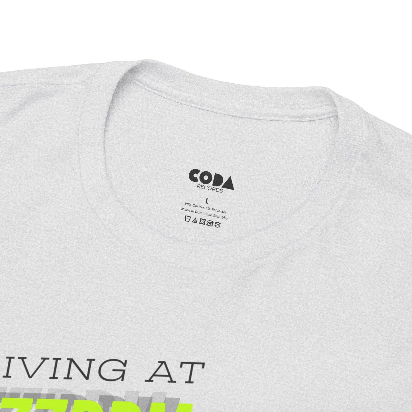 'Living at 33rpm' Flouro Men's T-Shirt