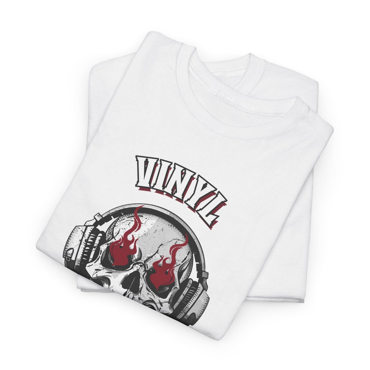 'Vinyl Ain't Dead' Skull Men's T-Shirt