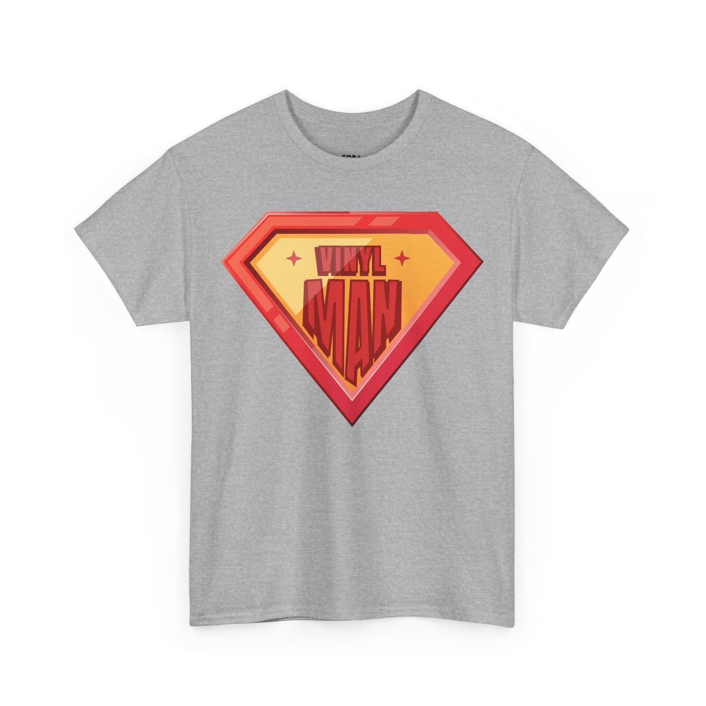 'Vinyl Man' Men's Superhero T-Shirt