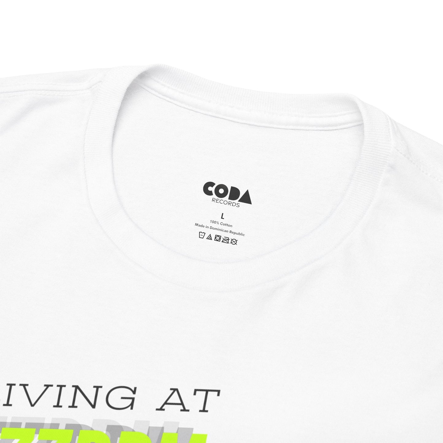 'Living at 33rpm' Flouro Men's T-Shirt