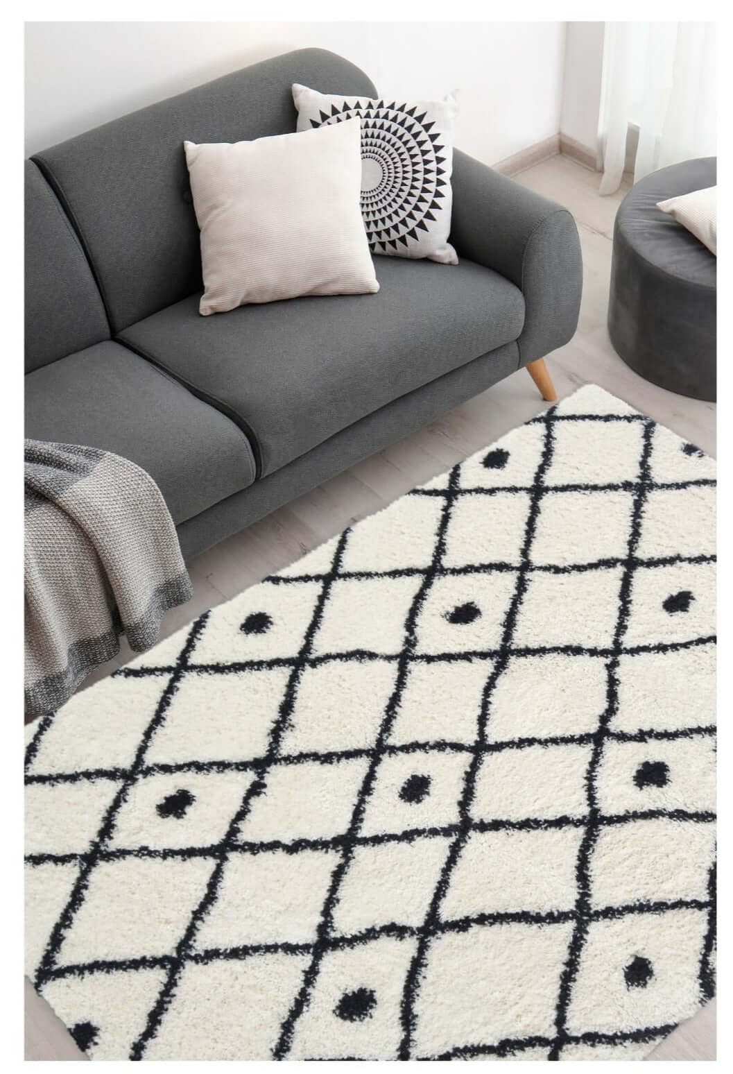 Snug Nomadic Shaggy Rug | I044A