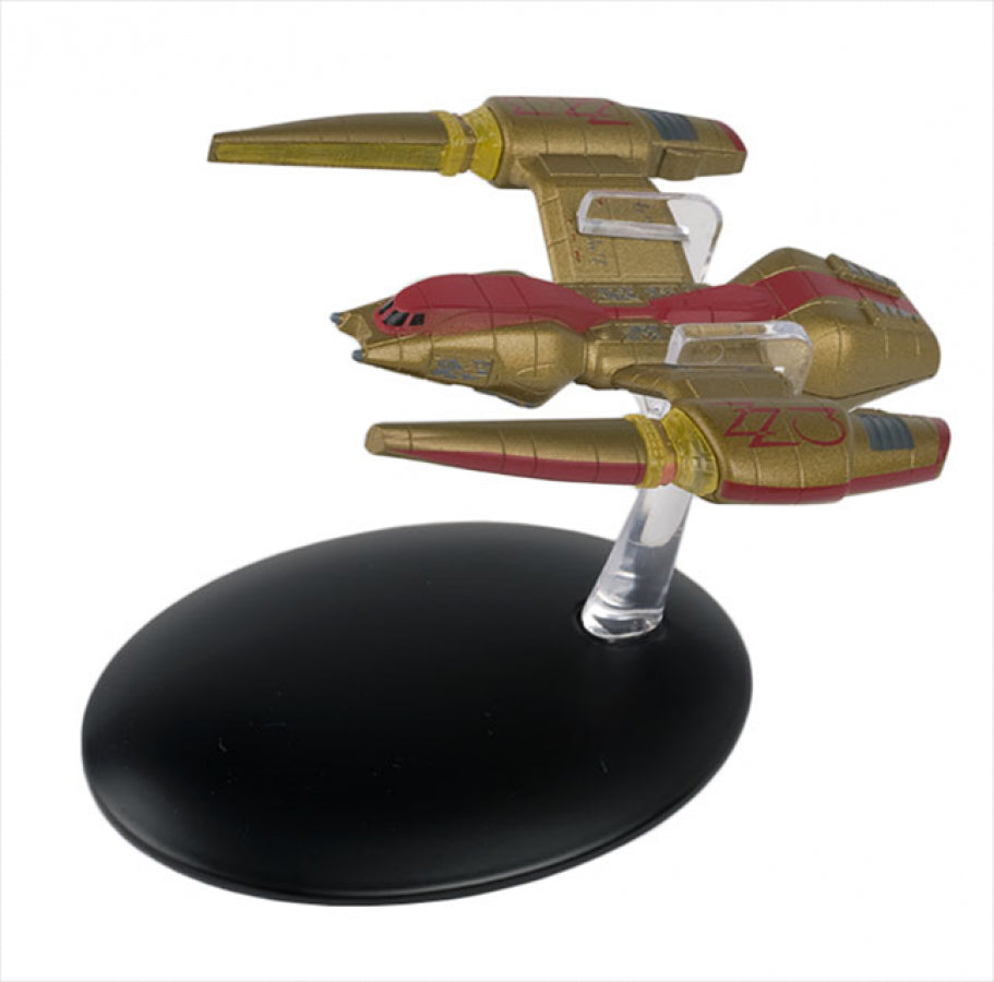 #133 Irina's Racing Ship (Terrellian Racer) Model Die Cast Ship (Eaglemoss / Star Trek)