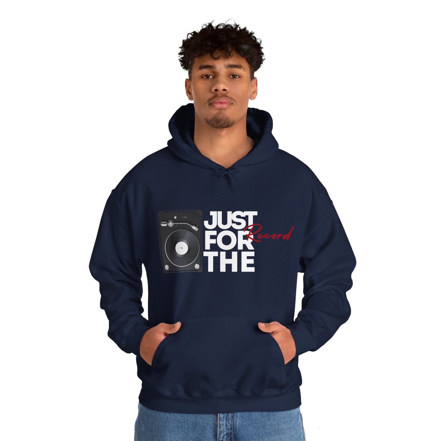 'Just for the Record' Men's Hoodie