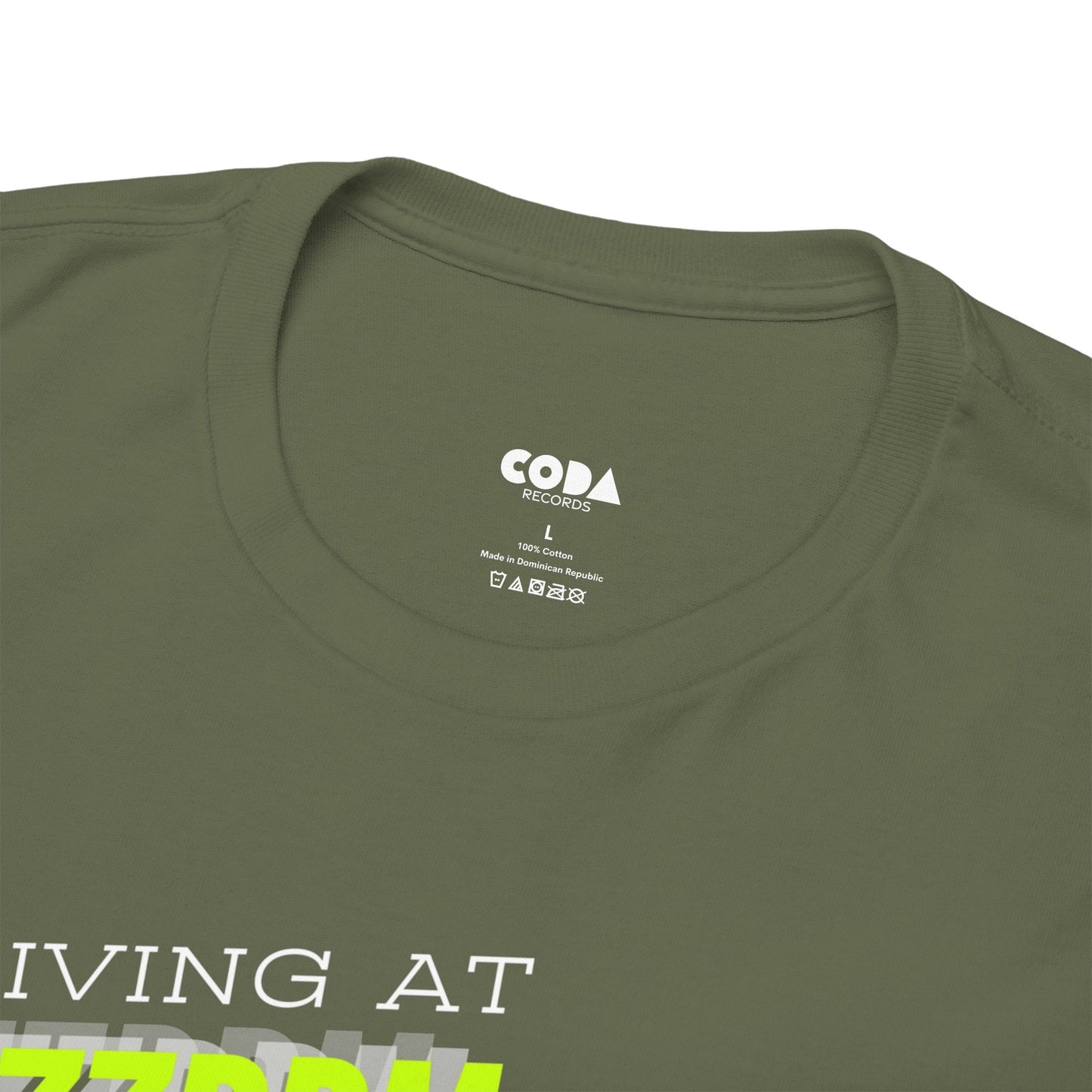 'Living at 33rpm' Flouro Men's T-Shirt