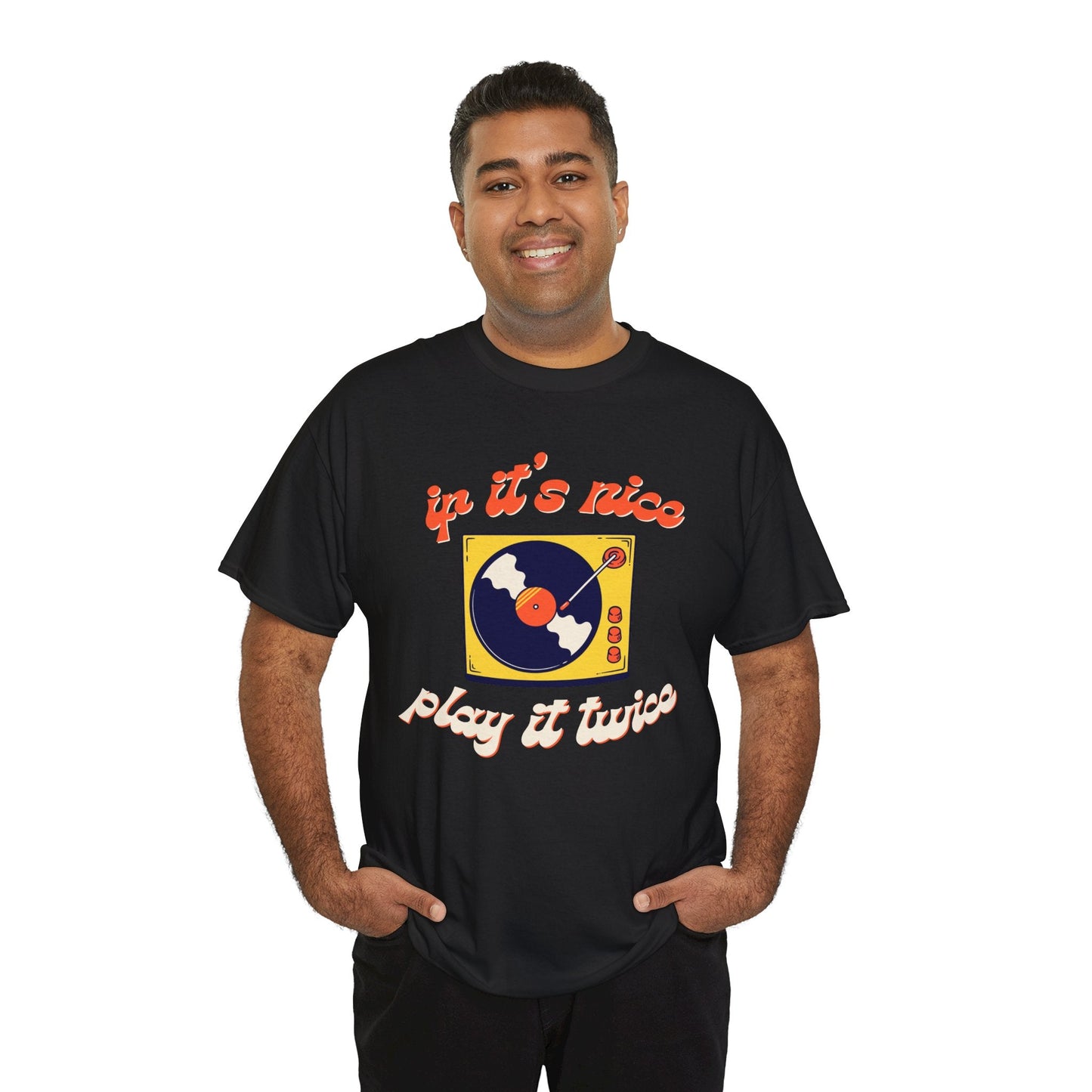 'If It’s Nice, Play It Twice' Vinyl T-Shirt