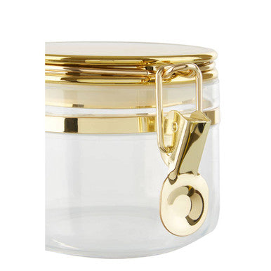 Gozo Jar With Gold Lid 450 Ml
