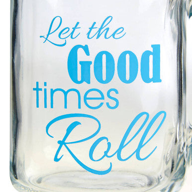 Good Times Square Mason Jar Mug