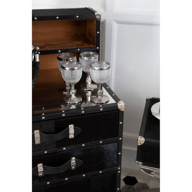 Diamond Finish Wine Glass.