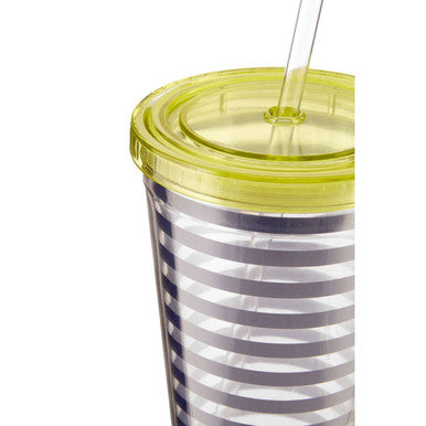 Mimo Stripe 450Ml Drinks Cup