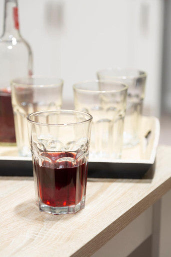 Euri Set Of Four Luxor 500Ml Clear Glass Tumblers