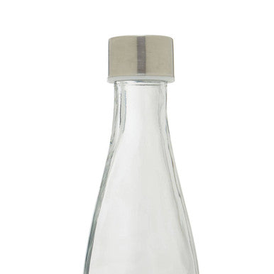 Dayla Clear Glass 550Ml Bottle With Metal Lid
