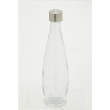 Dayla Clear Glass 1000Ml Bottle With Metal Lid