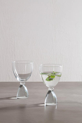 Mila Set Of 2 Clear Cocktail Glasses