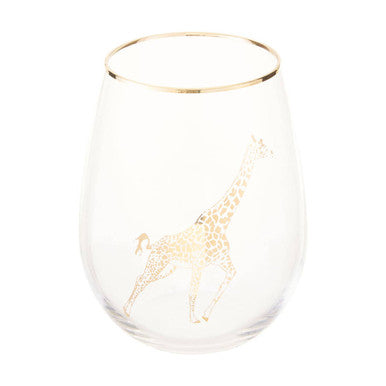 Nomi Gold Giraffe Curved Tumbler