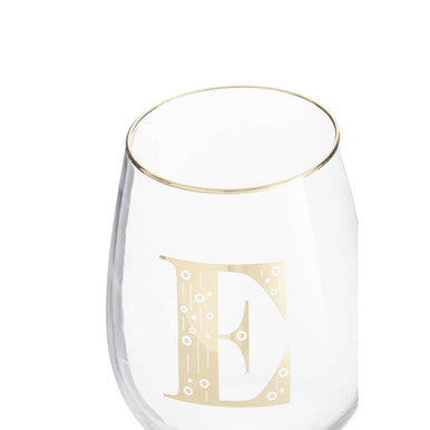 Claro Letter E  Curved Tumbler