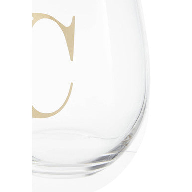 Claro Letter C Curved Tumbler