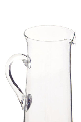 Ambra Clear Glass Pitcher.