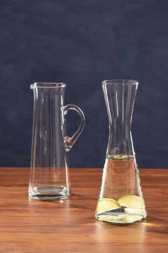 Ambra Clear Glass Carafe.