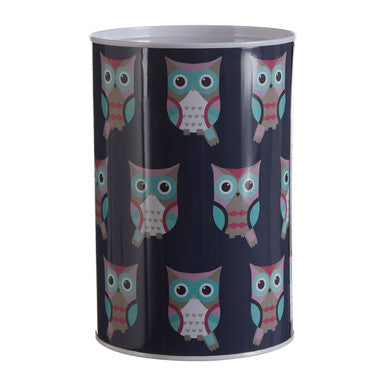 Happy Owls Large Money Tin