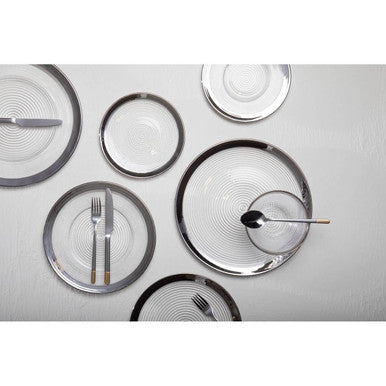 Ida 27Cm Embossed Coupe Dinner Plate