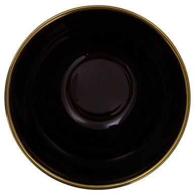 Ida 15Cm Black Glass Bowl