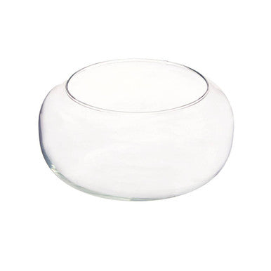 Ambra Clear Glass Bouquet Globe Vase