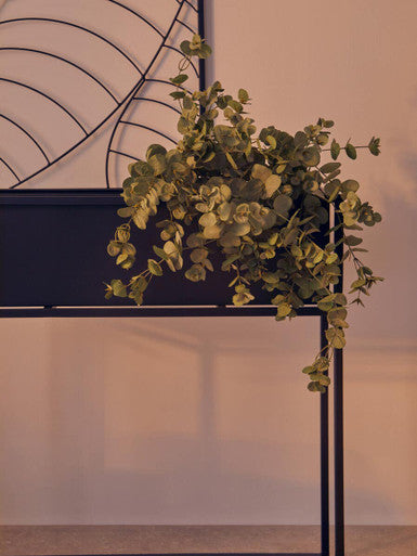 Asher Floor Standing Black Plant Box.