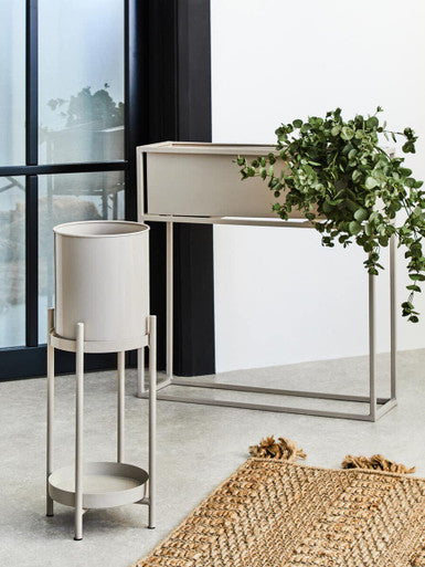 Asher Floor Standing Natural Plant Box