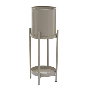 Asher Two Tier Grey Plant Stand