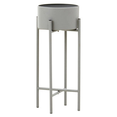 Trosa Small Grey Floor Standing Planter