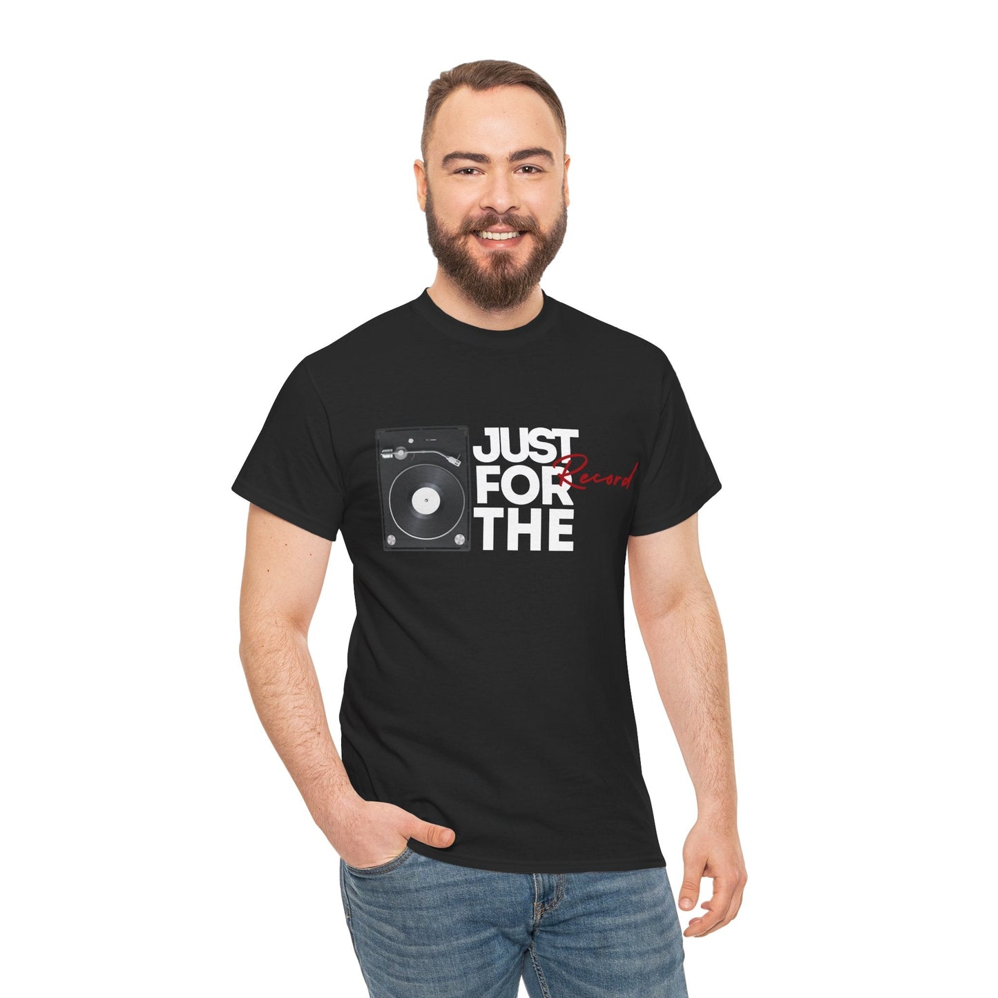 'Just for the Record' Men's Vinyl T-Shirt