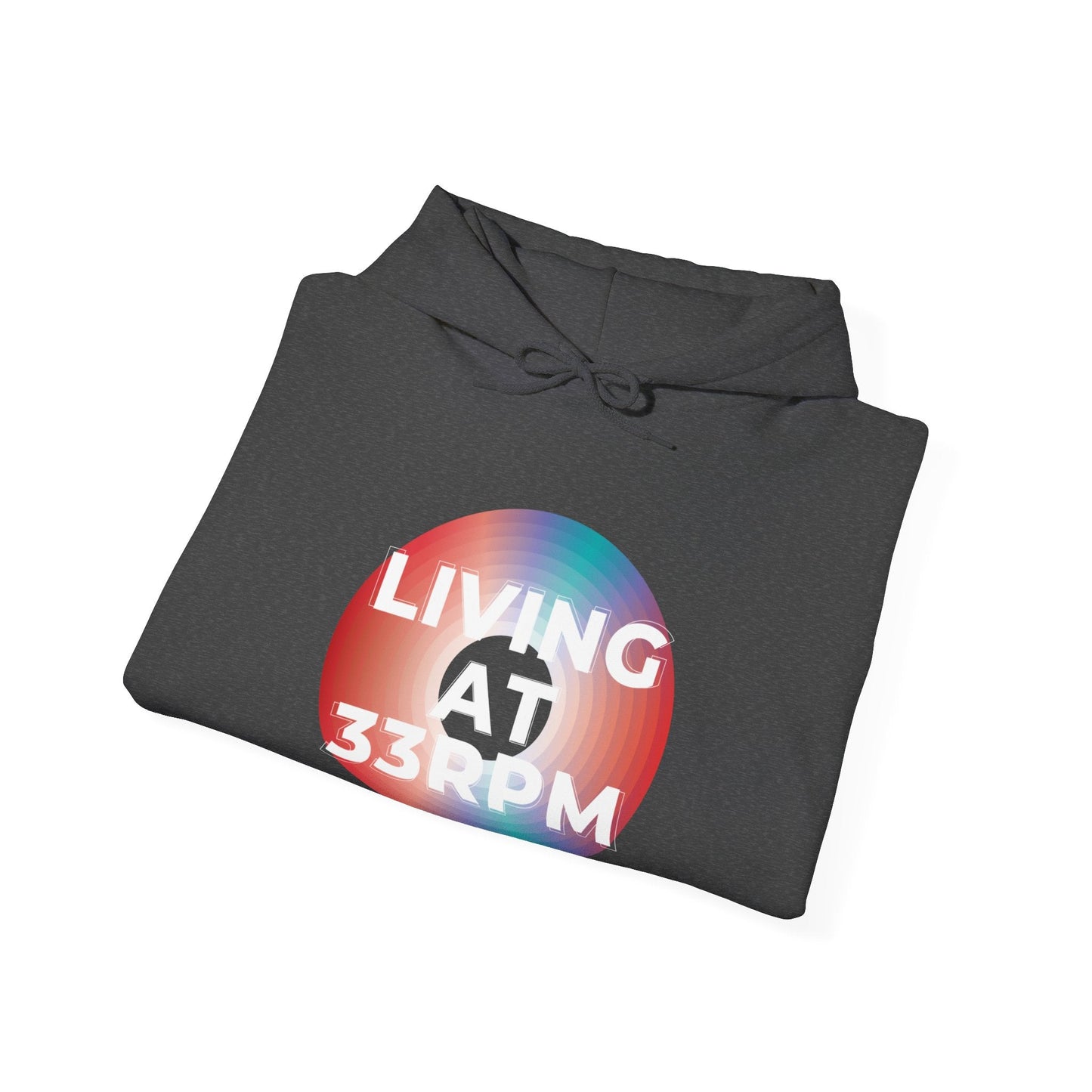 'Living at 33rpm' Men's Hoodie