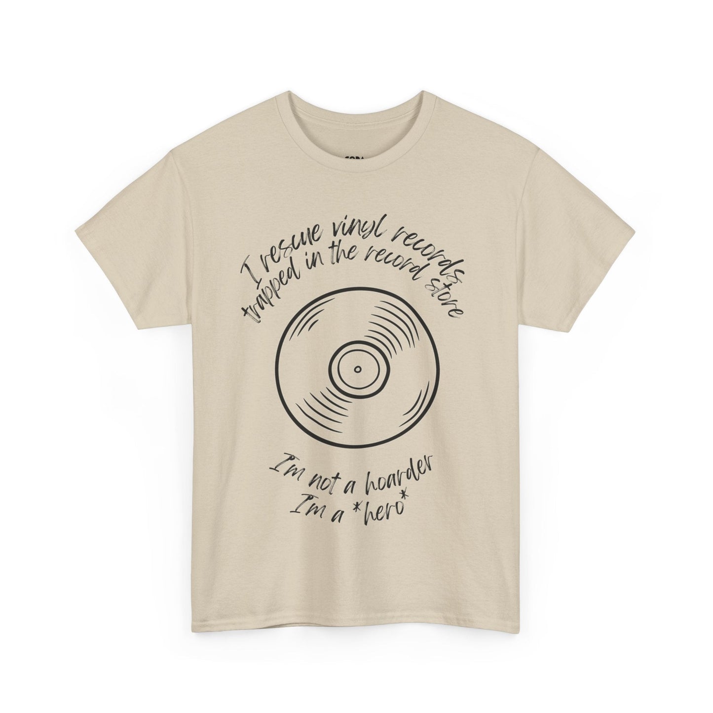 'I'm Not a Hoarder, I'm a Hero' Men's Vinyl T-Shirt