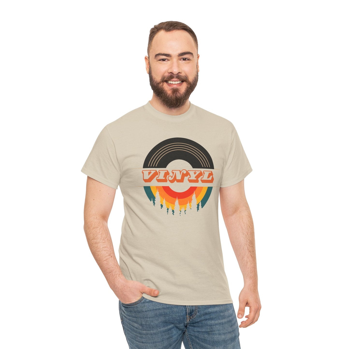 Vinyl Record Logo Men's T-Shirt