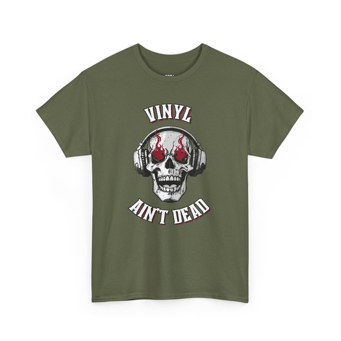 'Vinyl Ain't Dead' Skull Men's T-Shirt
