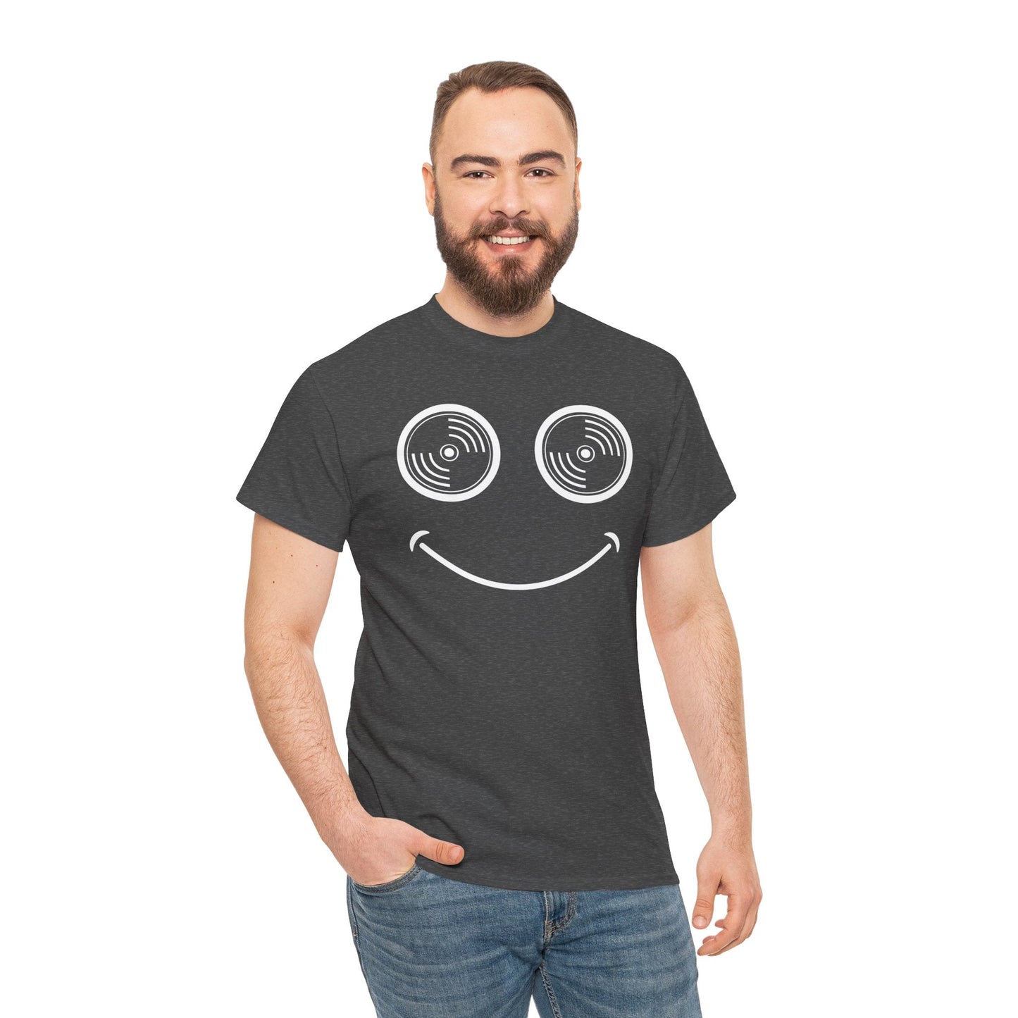 Vinyl Makes Me Happy Men's T-Shirt