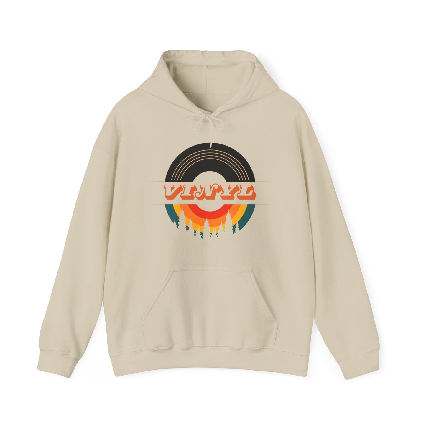 Vinyl Record Logo Men's Hoodie