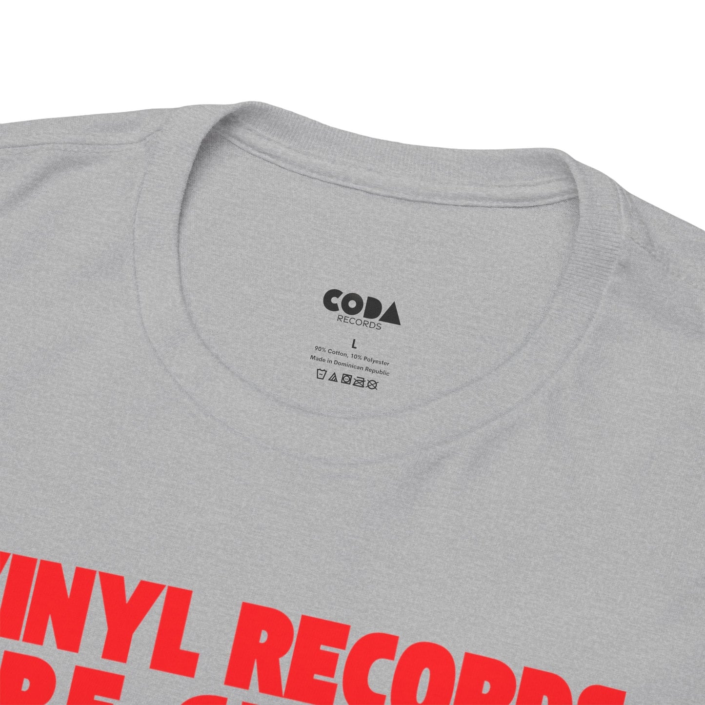 'Vinyl Records Are Groovy' Bold T-Shirt