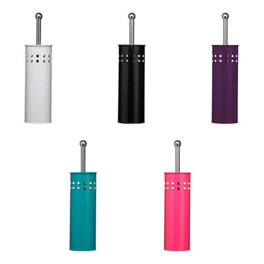 Indy White Square Design Toilet Brush