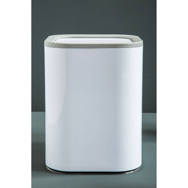Ando White Acrylic Waste Bin