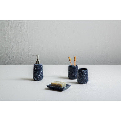 Blue Finish Bubble Tumbler